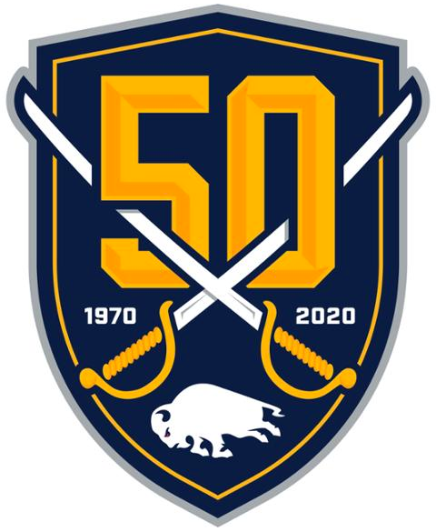 Buffalo Sabres 2019 20 Anniversary Logo 02 vinyl decal